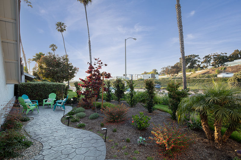 Harbor Blvd beach condo front patio